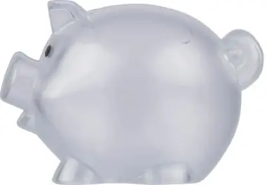 Hucha PS reciclado con forma de cerdito