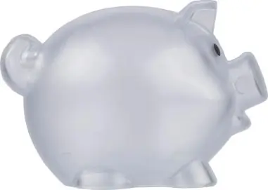 Hucha PS reciclado con forma de cerdito