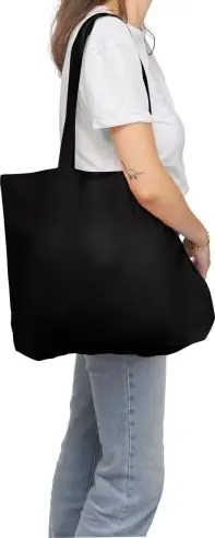 Bolsa tote algodón 140 g/m² refuerzo 10 cm