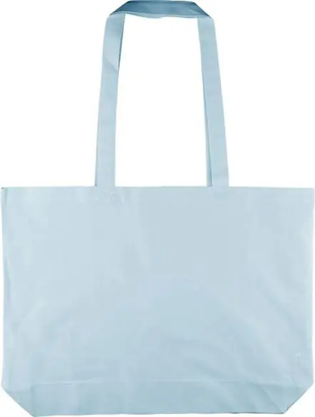 Bolsa tote algodón 140 g/m² refuerzo 10 cm