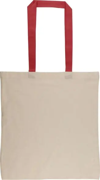 Bolsa tote algodón 140 g/m² asas color