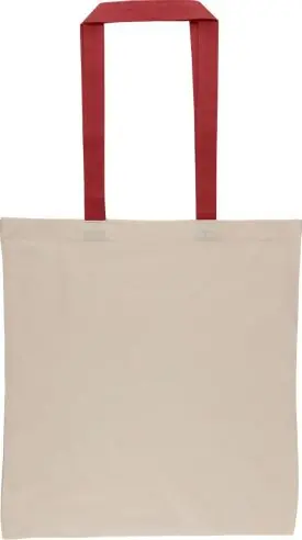Bolsa tote algodón 140 g/m² asas color