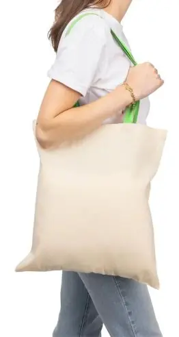 Bolsa tote algodón 140 g/m² asas color
