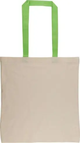 Bolsa tote algodón 140 g/m² asas color
