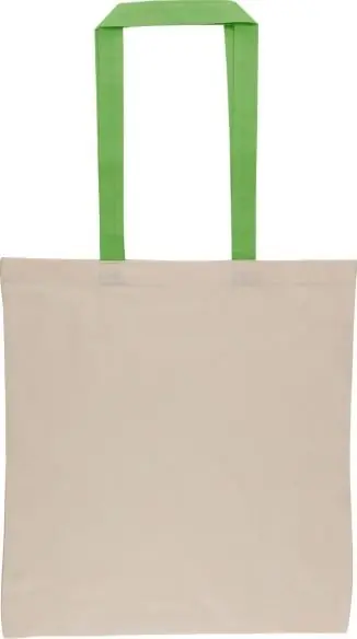 Bolsa tote algodón 140 g/m² asas color
