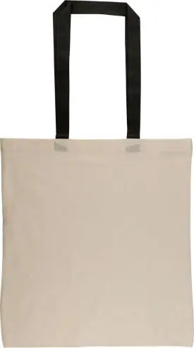 Bolsa tote algodón 140 g/m² asas color