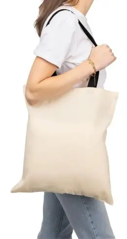 Bolsa tote algodón 140 g/m² asas color