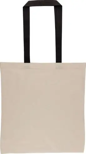 Bolsa tote algodón 140 g/m² asas color