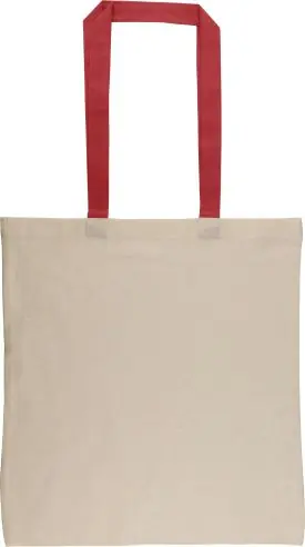 Bolsa tote algodón 140 g/m² asas color