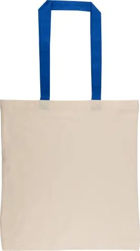 Bolsa tote algodón 140 g/m² asas color