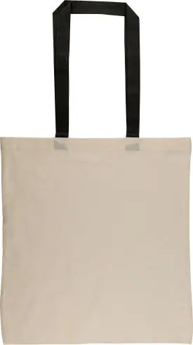 Bolsa tote algodón 140 g/m² asas color