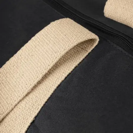Bolsa deportiva algodón 180 g/m² con cremallera