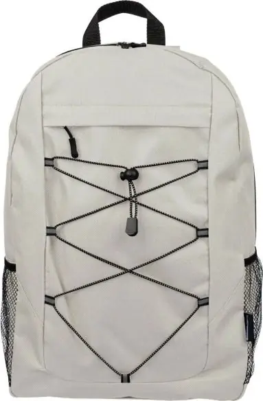 Mochila deportiva rPET 600D con bandas elásticas