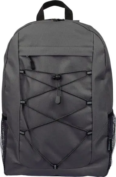 Mochila deportiva rPET 600D con bandas elásticas