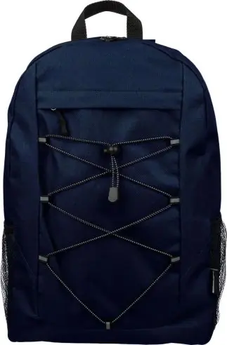 Mochila deportiva rPET 600D con bandas elásticas