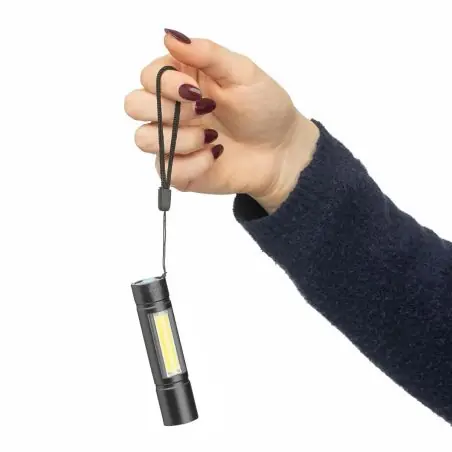 Linterna COB aluminio reciclado 80-100 lm 3 modos USB-C