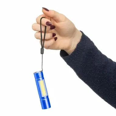Linterna COB aluminio reciclado 80-100 lm 3 modos USB-C