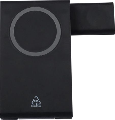 Cargador inalámbrico 3 en 1 ABS reciclado 15W plegable