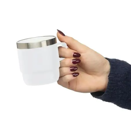 Taza termo acero reciclado cerámica