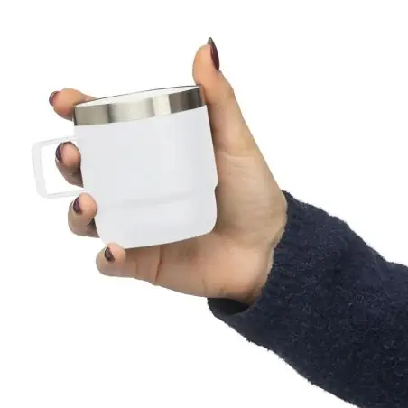 Taza termo acero reciclado cerámica