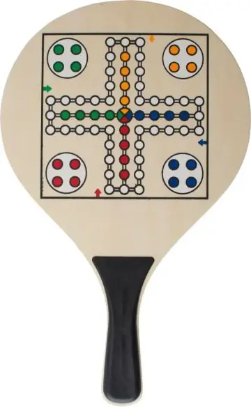 Juego de playa Colby con palas de madera