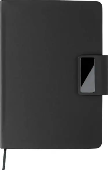 Set oficina Roan libreta PU y bolígrafo aluminio