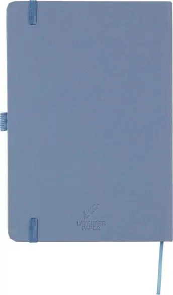 Cuaderno Gertrud A5 80p rayas cartón residuos bio FSC soja