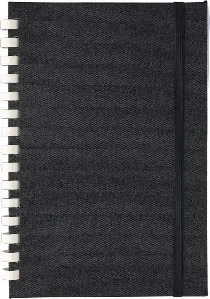 Cuaderno Ilias rPET A5 80h 70gsm espiral cartón FSC