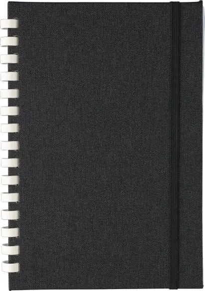 Cuaderno Ilias rPET A5 80h 70gsm espiral cartón FSC