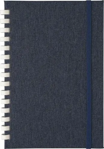 Cuaderno Ilias rPET A5 80h 70gsm espiral cartón FSC