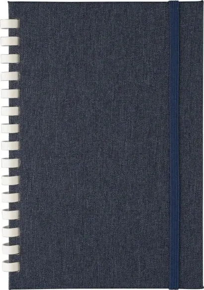 Cuaderno Ilias rPET A5 80h 70gsm espiral cartón FSC