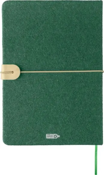 Cuaderno A5 fieltro reciclado 80 hojas