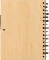 Libreta A5 bambú con bolígrafo - Imagen 11