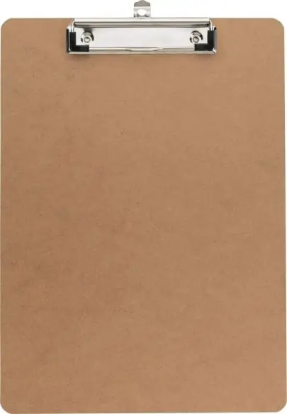 Portapapeles MDF FSC 100% soporte documentos A4