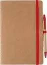 Cuaderno cartón reciclado A5 120p FSC bolígrafo cartón paja - Imagen 16