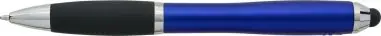 Bolígrafo ABS reciclado grip caucho stylus negro