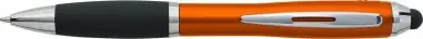 Bolígrafo ABS reciclado grip caucho stylus negro