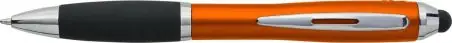 Bolígrafo ABS reciclado grip caucho stylus negro