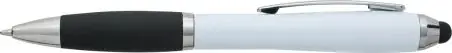 Bolígrafo ABS reciclado grip caucho stylus negro