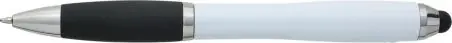 Bolígrafo ABS reciclado grip caucho stylus negro