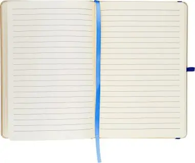 Cuaderno Kraft A5 80p 70gsm aluminio efecto espejo FSC