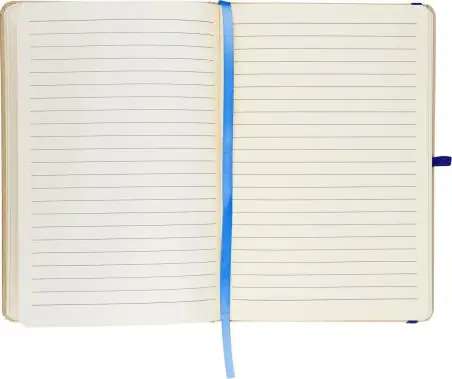 Cuaderno Kraft A5 80p 70gsm aluminio efecto espejo FSC