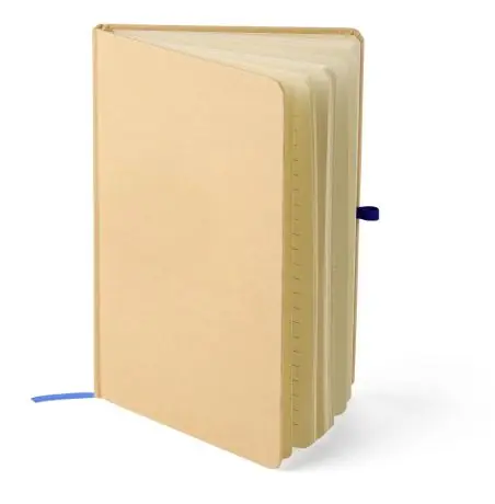Cuaderno Kraft A5 80p 70gsm aluminio efecto espejo FSC