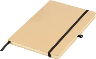 Cuaderno Kraft A5 80p 70gsm aluminio efecto espejo FSC