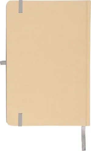 Cuaderno Kraft A5 80p 70gsm aluminio efecto espejo FSC