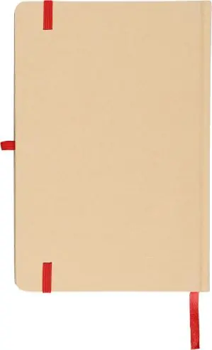 Cuaderno Kraft A5 80p 70gsm aluminio efecto espejo FSC
