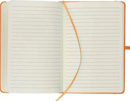 Cuaderno PU reciclado A5 80p 70gsm FSC grabado relieve