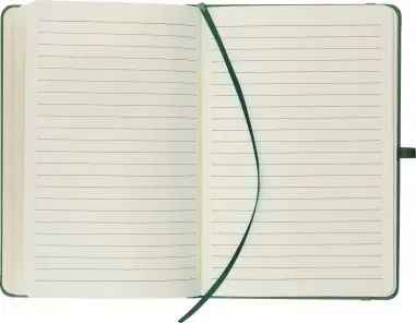 Cuaderno PU reciclado A5 80p 70gsm FSC grabado relieve