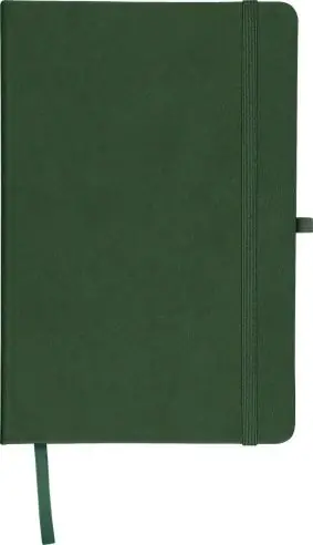 Cuaderno PU reciclado A5 80p 70gsm FSC grabado relieve