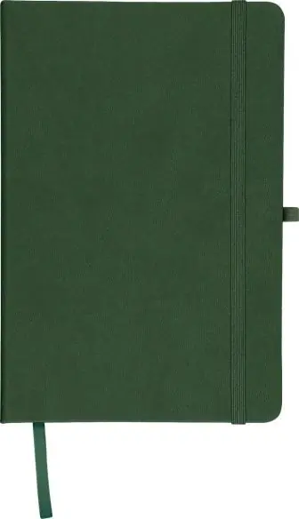 Cuaderno PU reciclado A5 80p 70gsm FSC grabado relieve